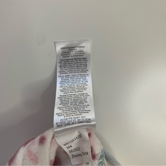 Gerber Pink and Cream Kids Footies Set - Picture 8 of 14